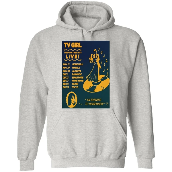 Tv Girl November December 2025 Tour 2025 Poster Hoodie - Image 9