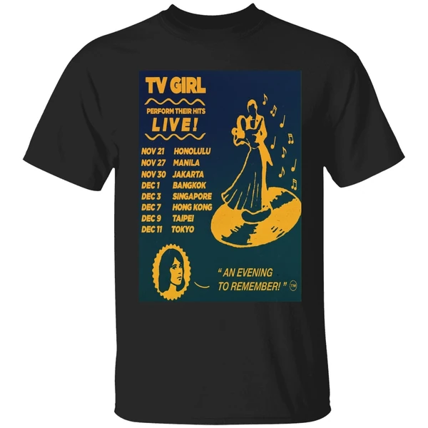 Tv Girl November December 2025 Tour 2025 Poster Shirt - Image 7