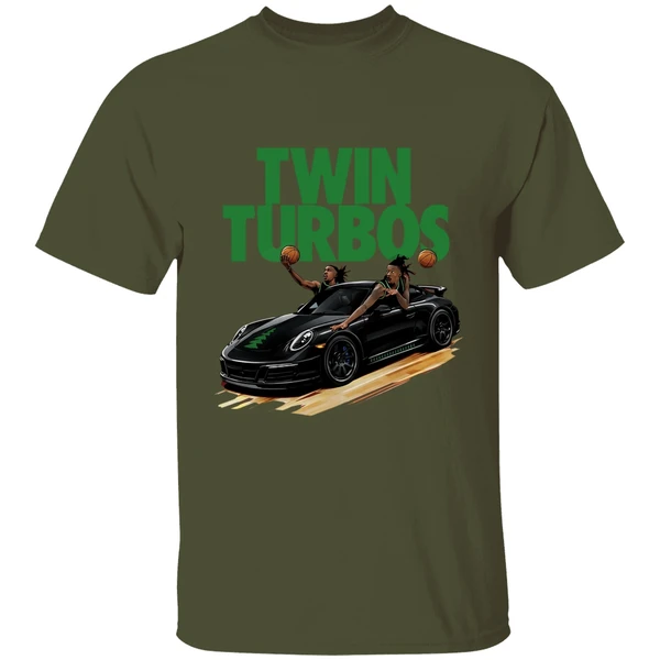twin turbos minnesota timberwolves shirt militarygreen