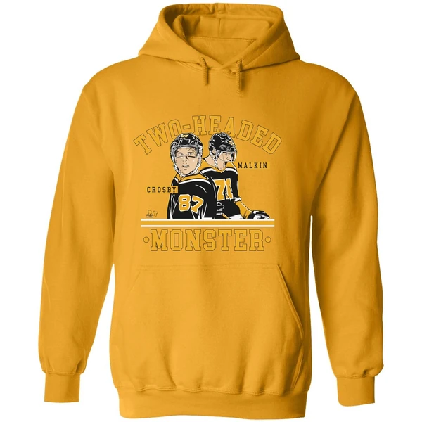 Two Headed Monster Sidney Crosby And Evgeni Malkin Pittsburgh Penguins Hoodie