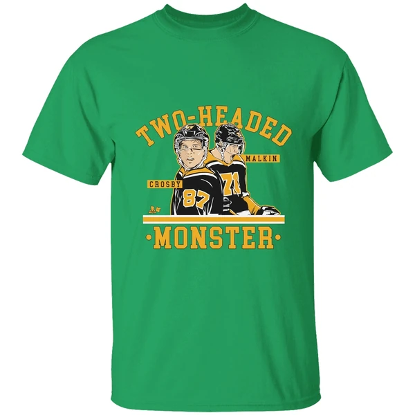Two Headed Monster Sidney Crosby And Evgeni Malkin Pittsburgh Penguins Shirt - Image 2