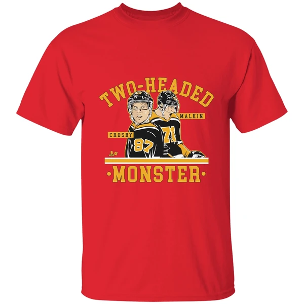 Two Headed Monster Sidney Crosby And Evgeni Malkin Pittsburgh Penguins Shirt - Image 7