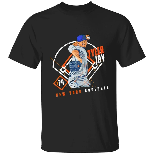 Tyler Jay 74 New York Mets Baseball Ballpark Player Art Print Shirt