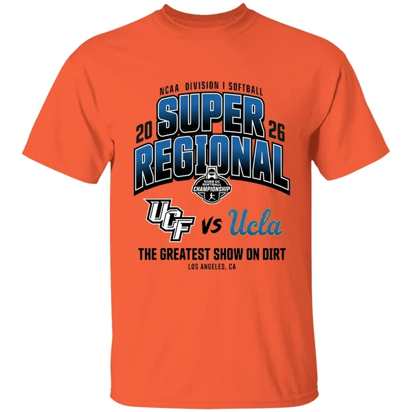 Ucf Knights Vs Ucla Bruins 2026 Ncaa Division I Softball Super Regionals Shirt - Image 3