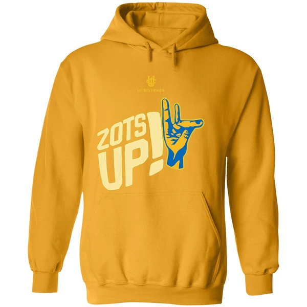 Uci Mens Basketball Zots Up Hand Hoodie