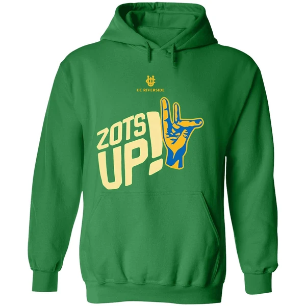 Uci Mens Basketball Zots Up Hand Hoodie - Image 2