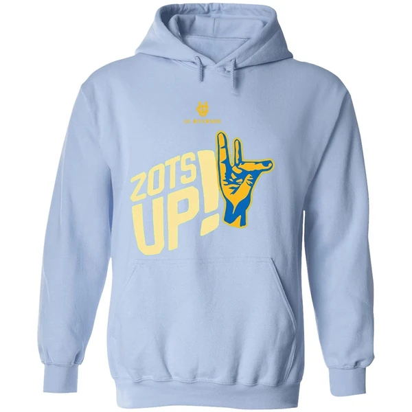 Uci Mens Basketball Zots Up Hand Hoodie - Image 4