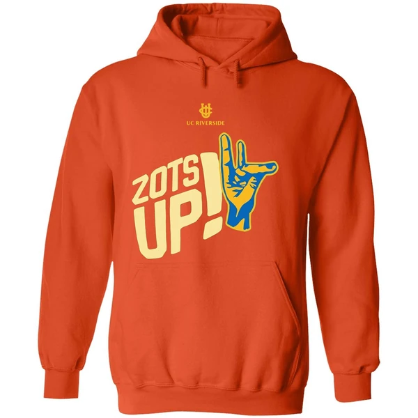 Uci Mens Basketball Zots Up Hand Hoodie - Image 6