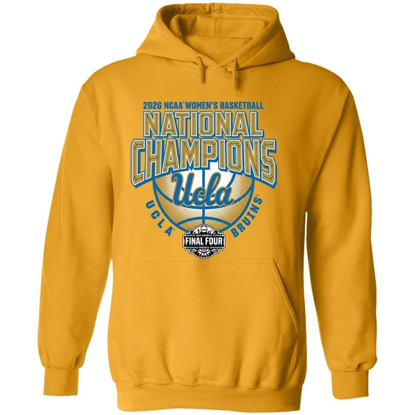 Ucla Bruins Womens Basketball 2026 Ncaa National Champions Final Four 2026 Hoodie