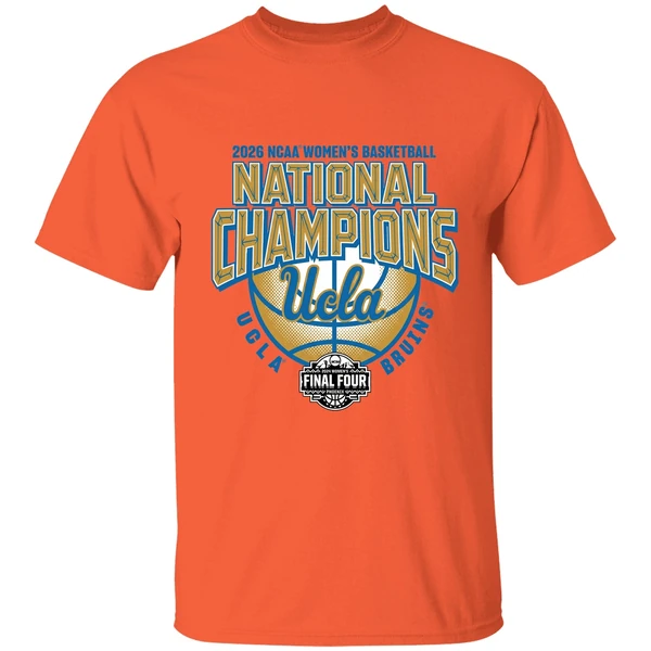 ucla bruins womens basketball 2026 ncaa national champions final four 2026 shirt orange