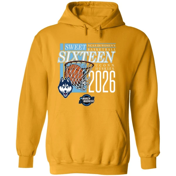 Uconn Huskies Sweet Sixteen 2026 Ncaa D1 Womens Basketball March Madness Hoodie