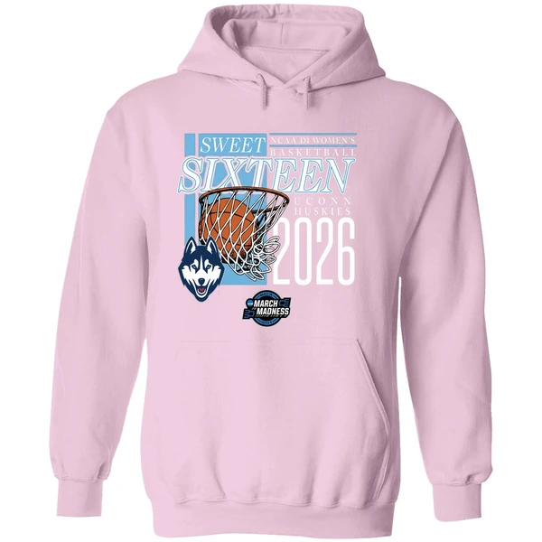 Uconn Huskies Sweet Sixteen 2026 Ncaa D1 Womens Basketball March Madness Hoodie - Image 5