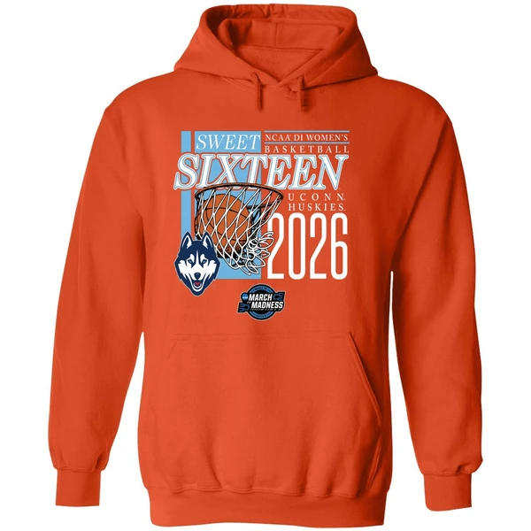 Uconn Huskies Sweet Sixteen 2026 Ncaa D1 Womens Basketball March Madness Hoodie - Image 6