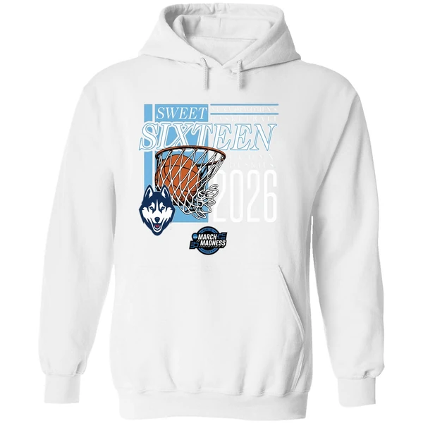 Uconn Huskies Sweet Sixteen 2026 Ncaa D1 Womens Basketball March Madness Hoodie - Image 8