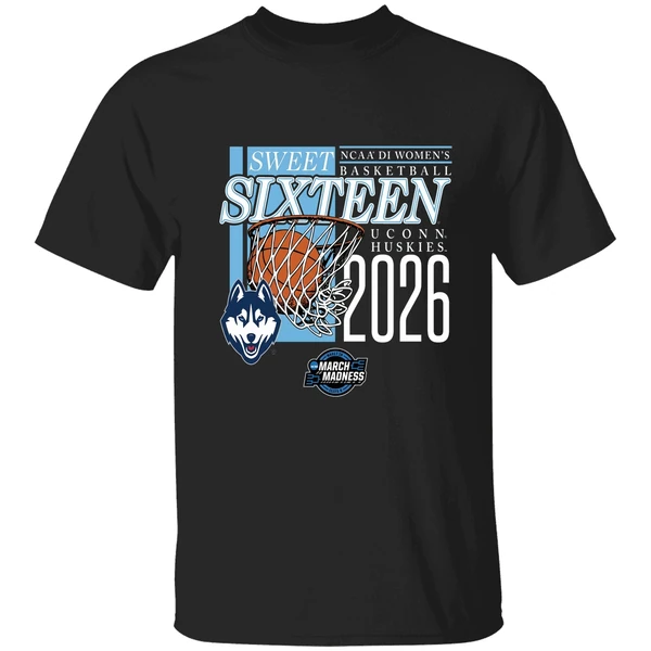 Uconn Huskies Sweet Sixteen 2026 Ncaa D1 Womens Basketball March Madness Shirt