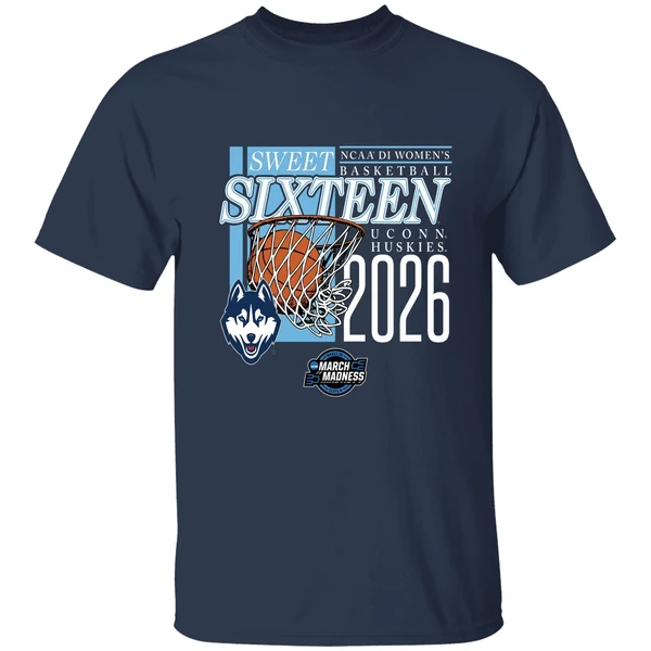 Uconn Huskies Sweet Sixteen 2026 Ncaa D1 Womens Basketball March Madness Shirt - Image 5