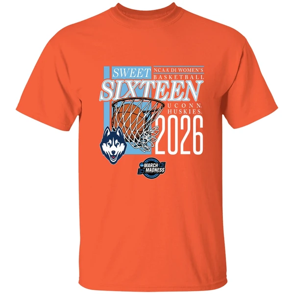 uconn huskies sweet sixteen 2026 ncaa d1 womens basketball march madness shirt orange