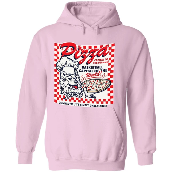 Uconn Pizza Basketball Capital Of The World Hoodie - Image 5