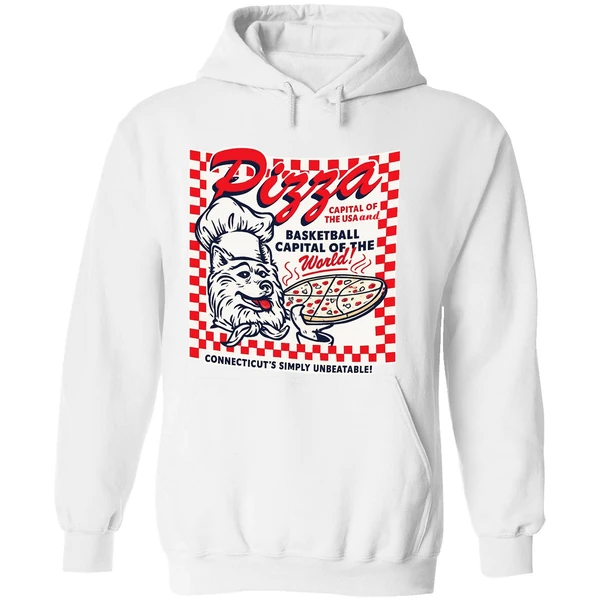 Uconn Pizza Basketball Capital Of The World Hoodie - Image 8