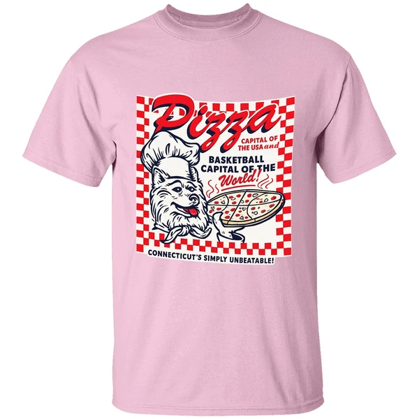 Uconn Pizza Basketball Capital Of The World Shirt - Image 2