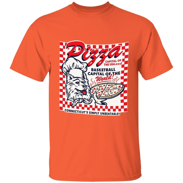Uconn Pizza Basketball Capital Of The World Shirt - Image 3