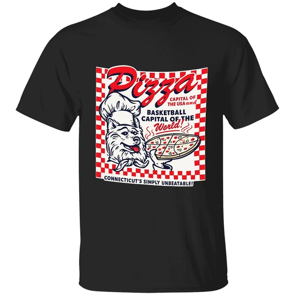 Uconn Pizza Basketball Capital Of The World Shirt - Image 7
