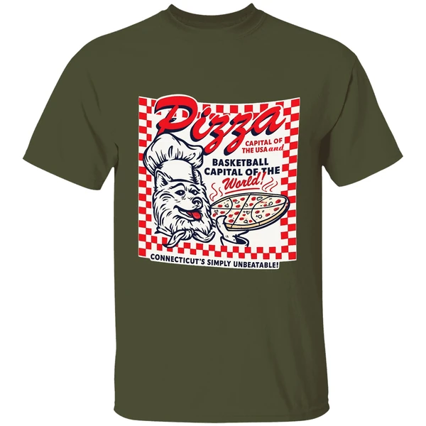 Uconn Pizza Basketball Capital Of The World Shirt - Image 9