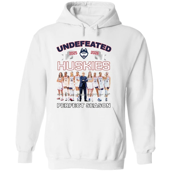 Uconn Womens Basketball Undefeated 2025 26 Perfect Season Hoodie - Image 8