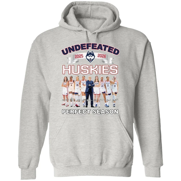 Uconn Womens Basketball Undefeated 2025 26 Perfect Season Hoodie - Image 9