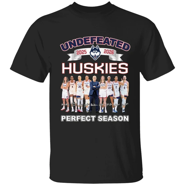 Uconn Womens Basketball Undefeated 2025 26 Perfect Season Shirt