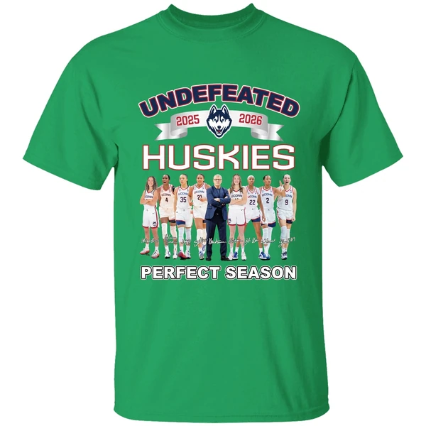 Uconn Womens Basketball Undefeated 2025 26 Perfect Season Shirt - Image 2