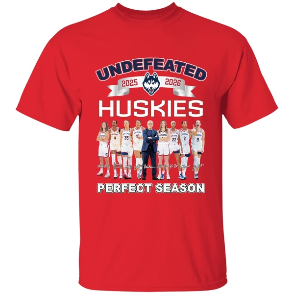 Uconn Womens Basketball Undefeated 2025 26 Perfect Season Shirt - Image 7