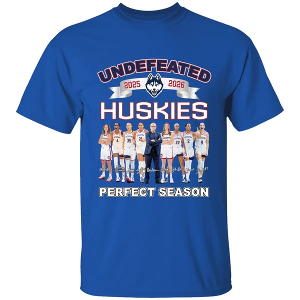 Uconn Womens Basketball Undefeated 2025 26 Perfect Season Shirt - Image 8