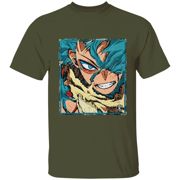 ufc 326 max holloway my hero academia trippy deku shirt militarygreen