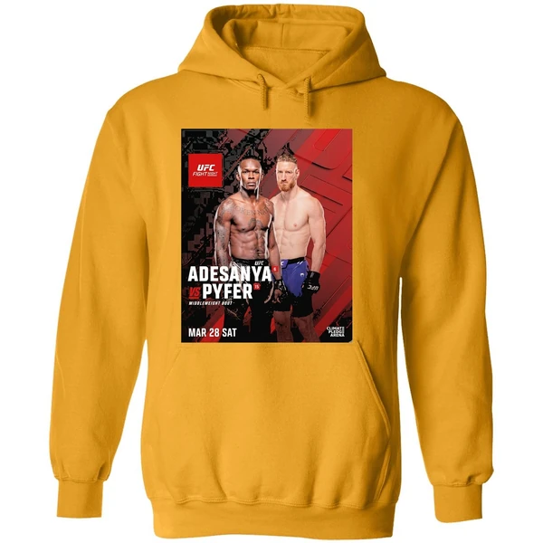 Ufc Fight Night Adesanya Vs Pyfer Middleweight Bout March 28 2026 Hoodie