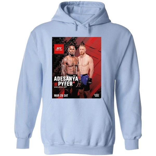 Ufc Fight Night Adesanya Vs Pyfer Middleweight Bout March 28 2026 Hoodie - Image 4