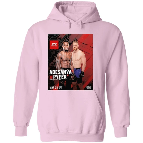 Ufc Fight Night Adesanya Vs Pyfer Middleweight Bout March 28 2026 Hoodie - Image 5