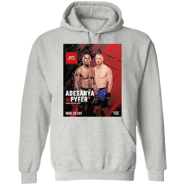 Ufc Fight Night Adesanya Vs Pyfer Middleweight Bout March 28 2026 Hoodie - Image 9