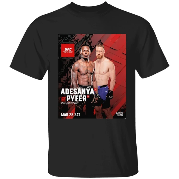 Ufc Fight Night Adesanya Vs Pyfer Middleweight Bout March 28 2026 Shirt