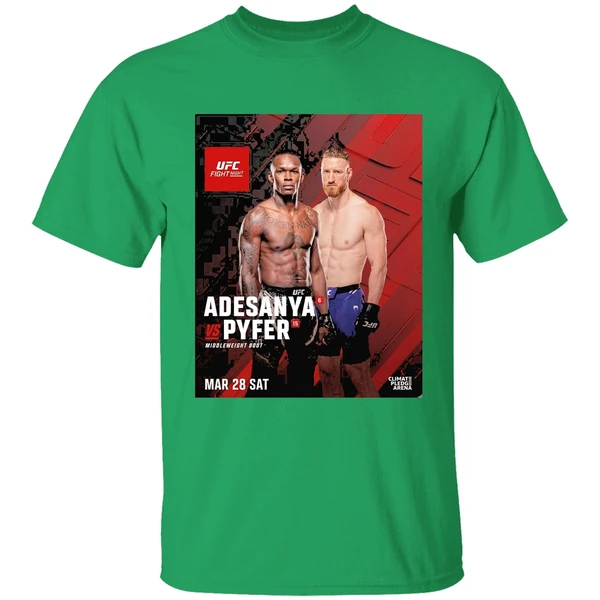Ufc Fight Night Adesanya Vs Pyfer Middleweight Bout March 28 2026 Shirt - Image 2