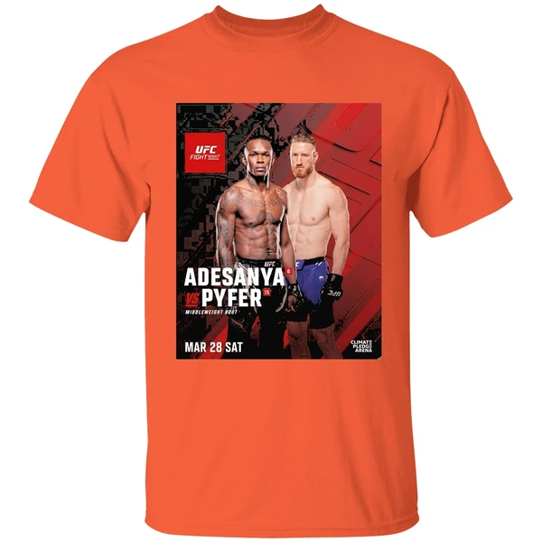 Ufc Fight Night Adesanya Vs Pyfer Middleweight Bout March 28 2026 Shirt - Image 6