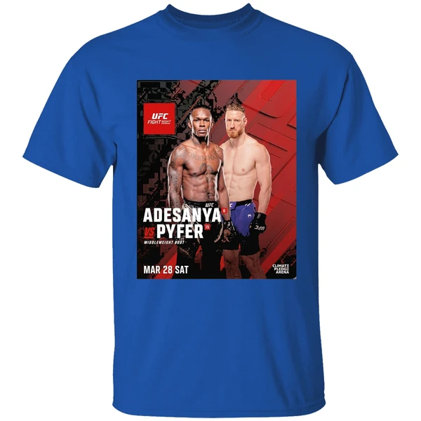Ufc Fight Night Adesanya Vs Pyfer Middleweight Bout March 28 2026 Shirt - Image 8