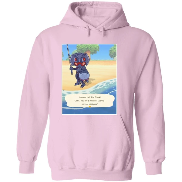 Ultron Marvel I Caught Jeff The Shark Jeff You Are A Mistake Luckily I Correct Mistakes Hoodie - Image 5