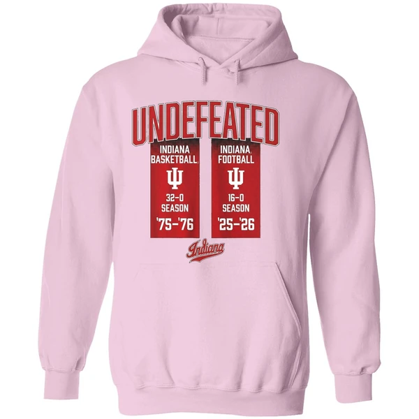 Undefeated Football And Basketball Seasons Indiana Hoosiers Hoodie - Image 5