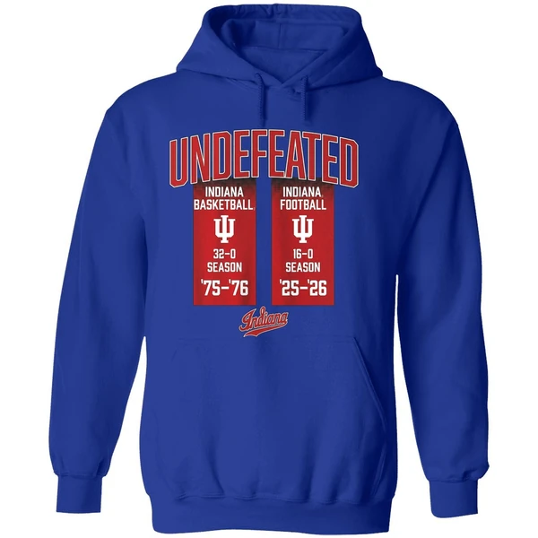 Undefeated Football And Basketball Seasons Indiana Hoosiers Hoodie - Image 7