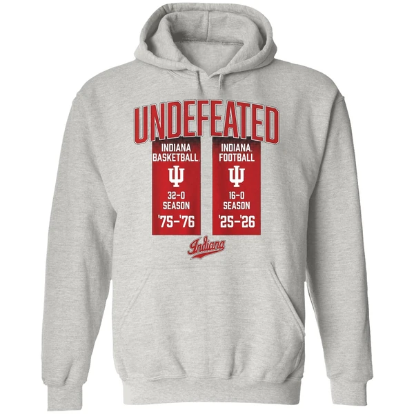 Undefeated Football And Basketball Seasons Indiana Hoosiers Hoodie - Image 9