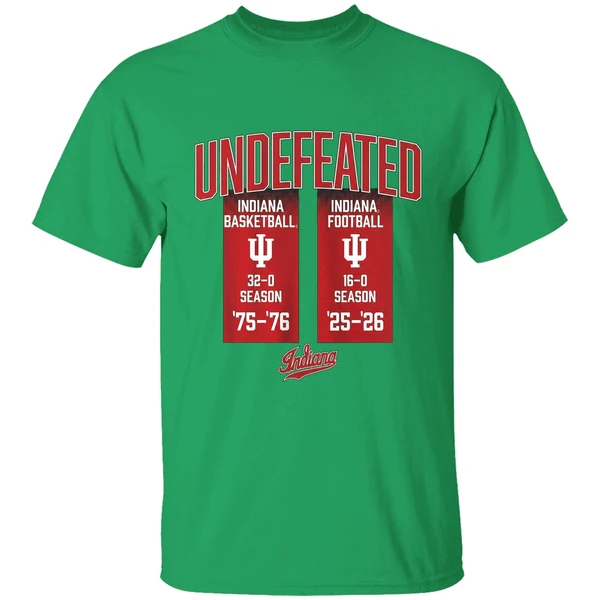 Undefeated Football And Basketball Seasons Indiana Hoosiers Shirt - Image 2