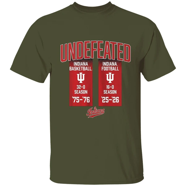Undefeated Football And Basketball Seasons Indiana Hoosiers Shirt - Image 4