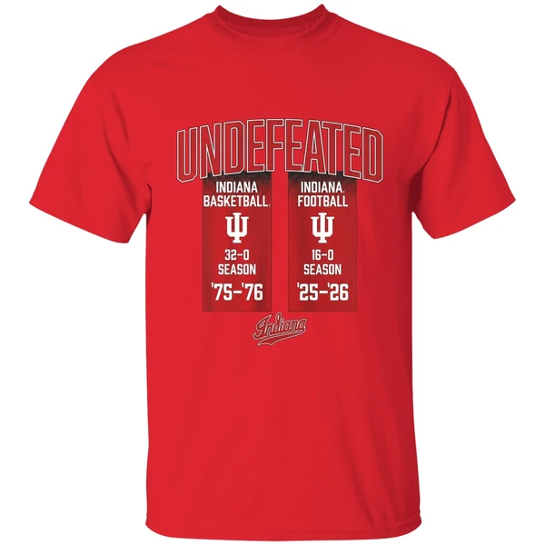 Undefeated Football And Basketball Seasons Indiana Hoosiers Shirt - Image 7