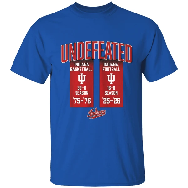 Undefeated Football And Basketball Seasons Indiana Hoosiers Shirt - Image 8
